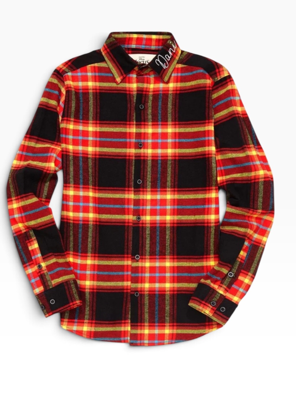 Cakeworthy Hocus Pocus Dani Flannel Unisex Weirdo Button Up Flannel Shirt Top - Picture 3 of 11